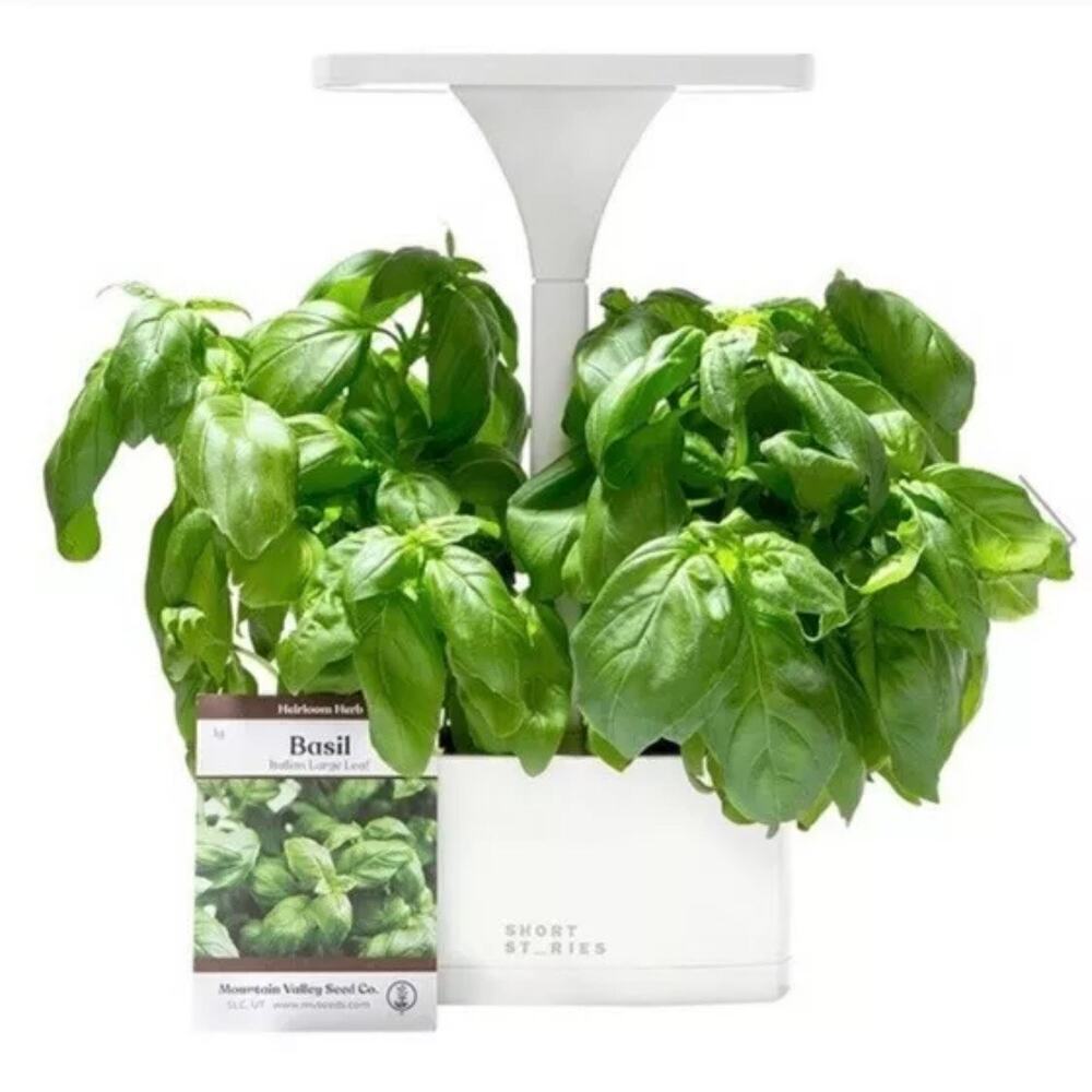 Short Stories LED Indoor Planter Modern LookWhite w/ USB Adapter NEW in BOX